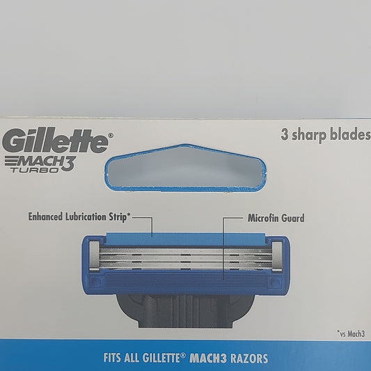 Gillette mach 3 turbo razor heads